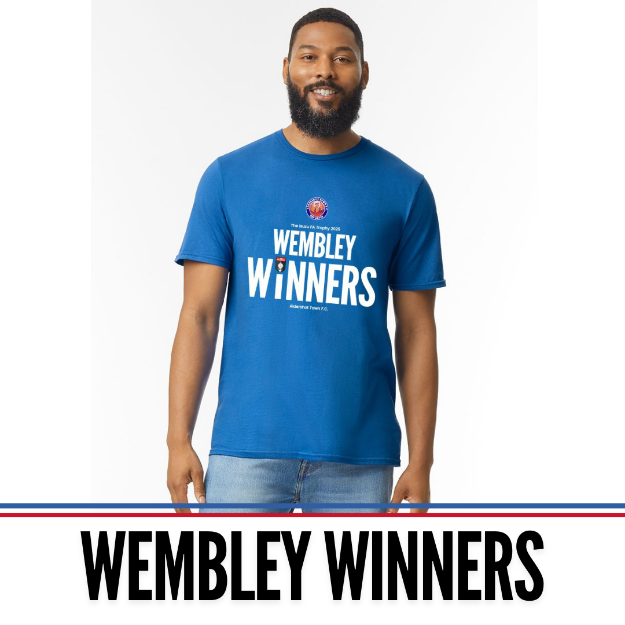 Picture of WEMBLEY WINNERS T-SHIRT BLUE JUNIOR (PRE-ORDER ONLY)
