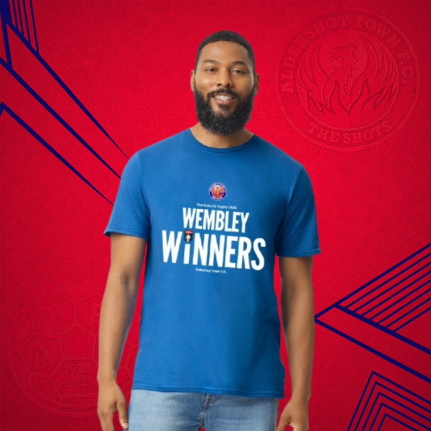 Picture of WEMBLEY WINNERS T-SHIRT BLUE ADULT 