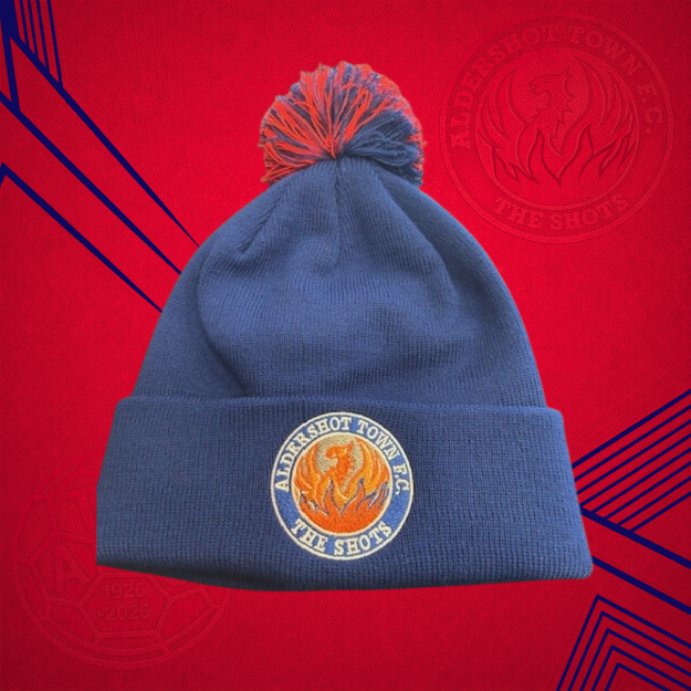 Picture of BLUE/RED BOBBLE HAT
